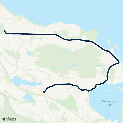 BC Transit Nanaimo Hammond Bay map