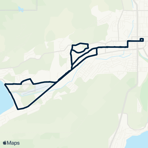 BC Transit North Okanagan Okanagan Landing map