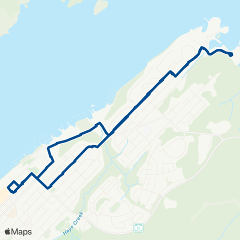 BC Transit Prince Rupert Seal Cove map