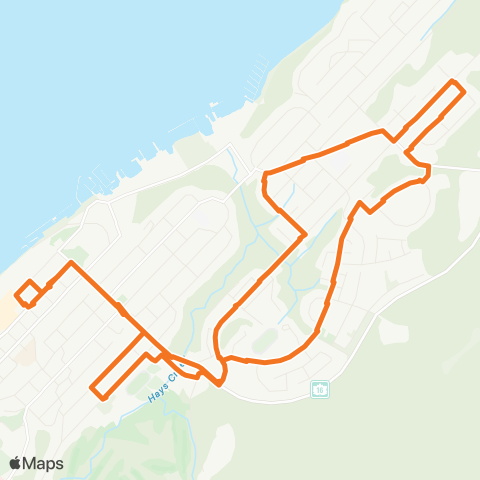 BC Transit Prince Rupert Crestview map