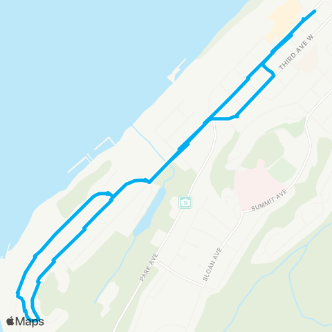 BC Transit Prince Rupert Westview map