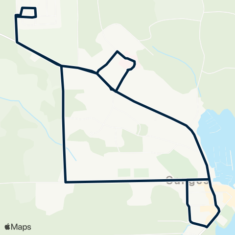 BC Transit Salt Spring Island Ganges Local map