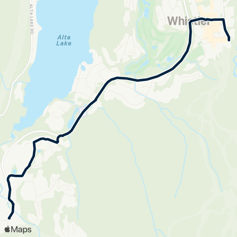 BC Transit Whistler Whistler Creek map