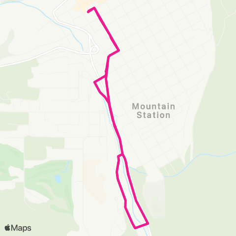 BC Transit West Kootenay Perrier map