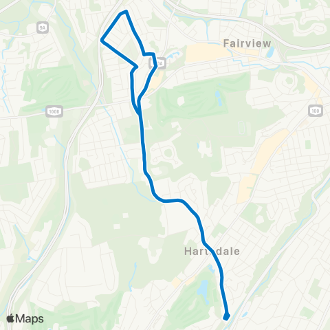 Bee-Line Orchard Hill map