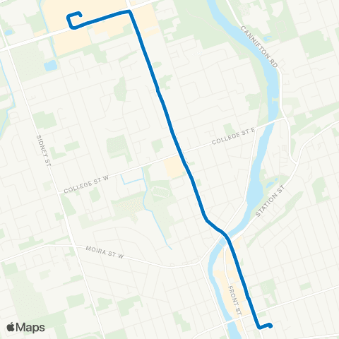 Belleville Transit  map