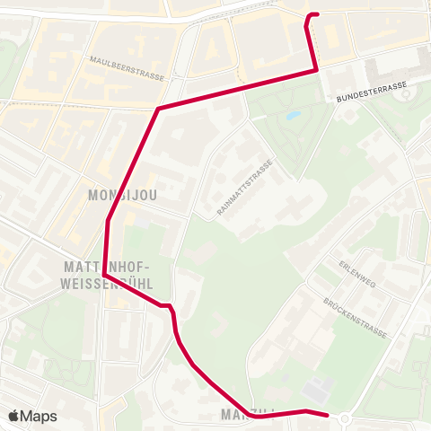 BERNMOBIL Bern, Dampfzentrale - Bern, Bahnhof map