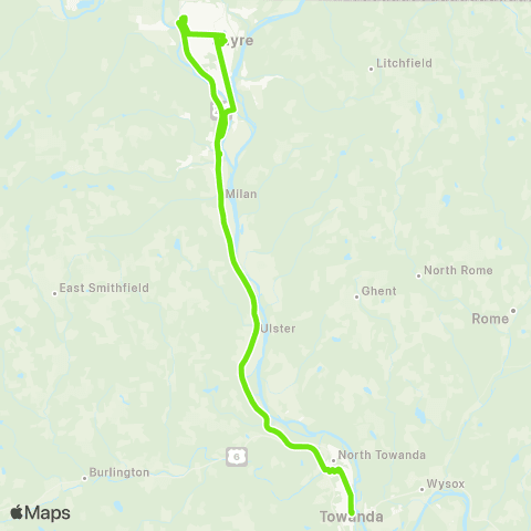 BeST Work Express map