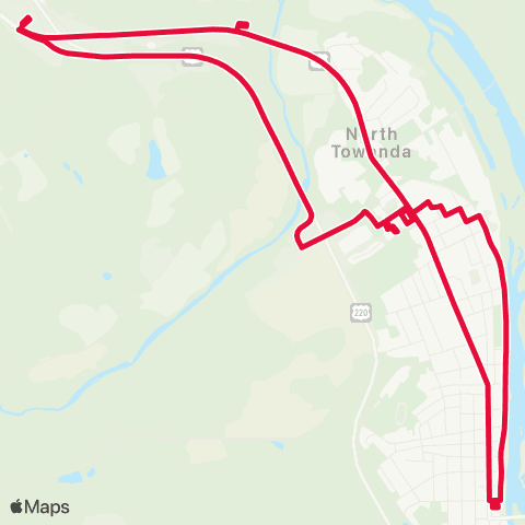BeST Towanda Loop map