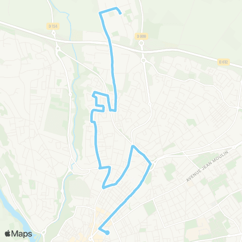 beeMob De Gaulle - Lycée Jean Moulin map
