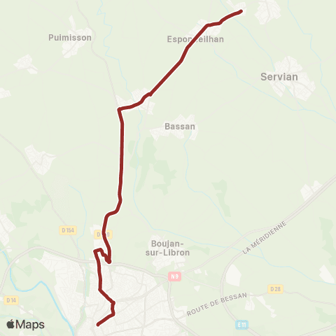 beeMob De Gaulle - Coulobres map