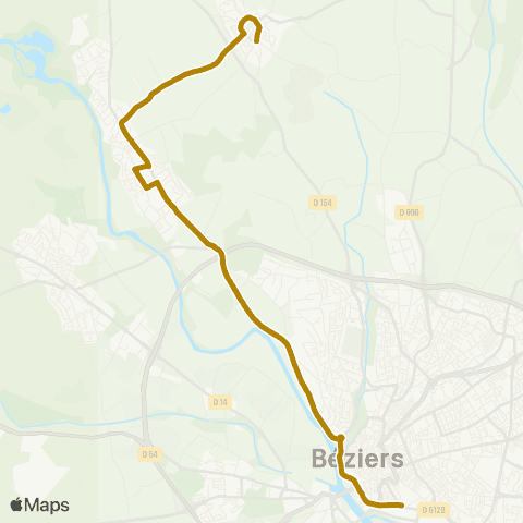 beeMob Gare routière SNCF - Lignan - Corneilhan map
