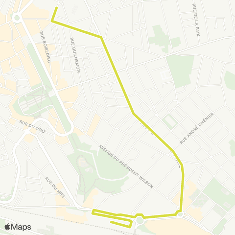 beeMob Ligne Scolaire map