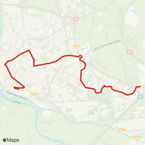 beeMob La Méridienne - Gare SNCF map
