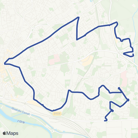 beeMob Av. de la Devèze - Pôle commercial La Ginieisse map