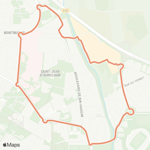 beeMob Ctre comm. Montimaran - Ctre comm. Montimaran map