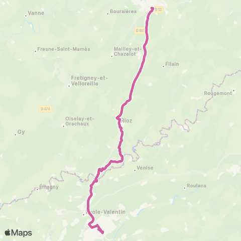 Mobigo 25 - Doubs Besançon - Vesoul map