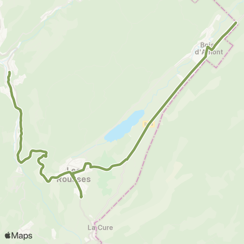 Mobigo 39 - Jura Hauts de Bienne - Bois Amont map