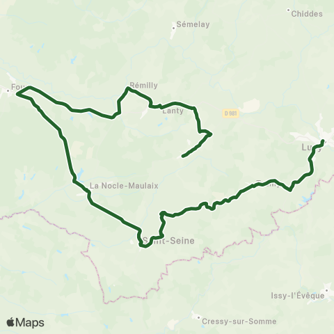 Mobigo 58 - Nièvre TAD Luzy map