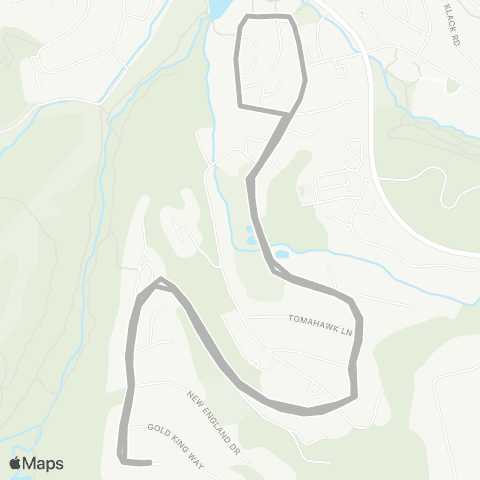 Breck Free Ride serving Upper Warrior's Mark map