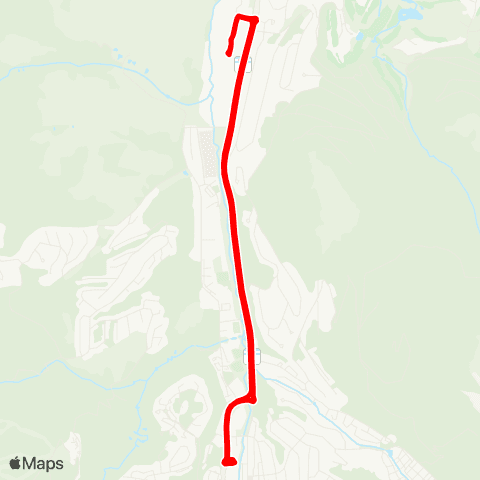 Breck Free Ride serving Free Skiier Parking and Breckenridge Sta map