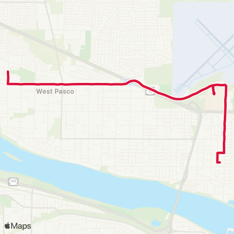 Ben Franklin Transit Route 68 map