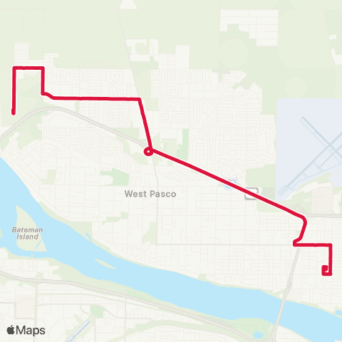 Ben Franklin Transit Route 66 map