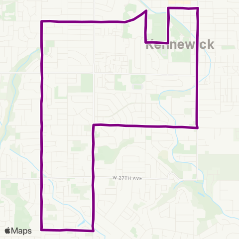 Ben Franklin Transit Route 41 map