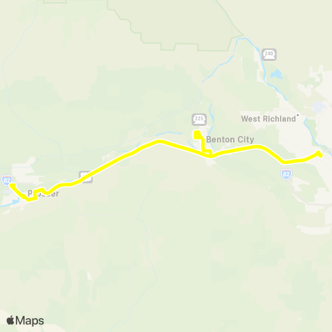 Ben Franklin Transit Route 170 map