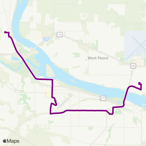 Ben Franklin Transit Metro Route 1 map