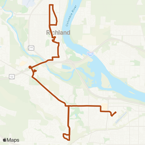 Ben Franklin Transit Route 123s Overload Tripper map