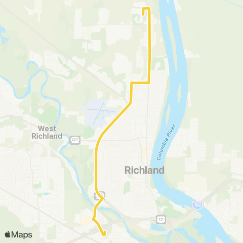 Ben Franklin Transit Express 27 map