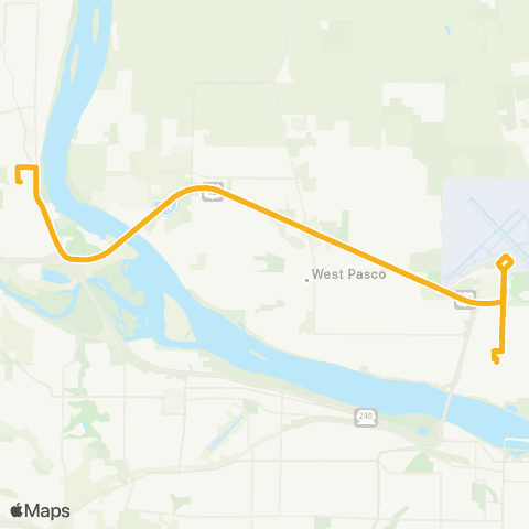 Ben Franklin Transit Express 2 map