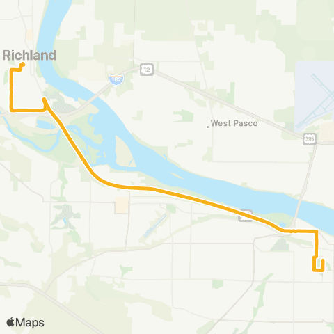 Ben Franklin Transit Express 240 map