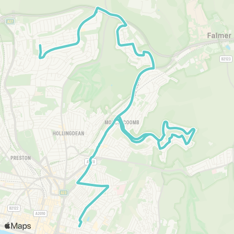 Brighton & Hove Bus and Coach Company  map