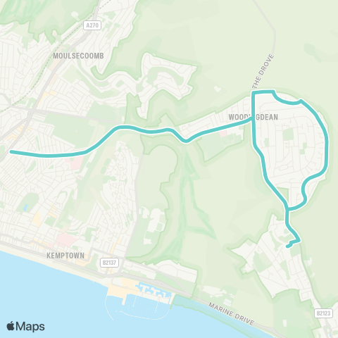 Brighton & Hove Bus and Coach Company  map