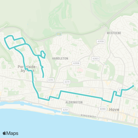 Brighton & Hove Bus and Coach Company  map