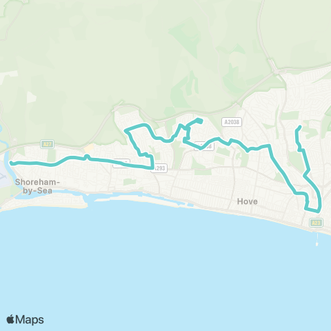 Brighton & Hove Bus and Coach Company  map