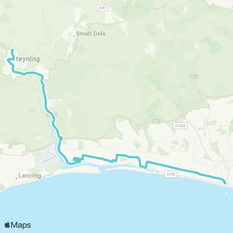 Brighton & Hove Bus and Coach Company  map