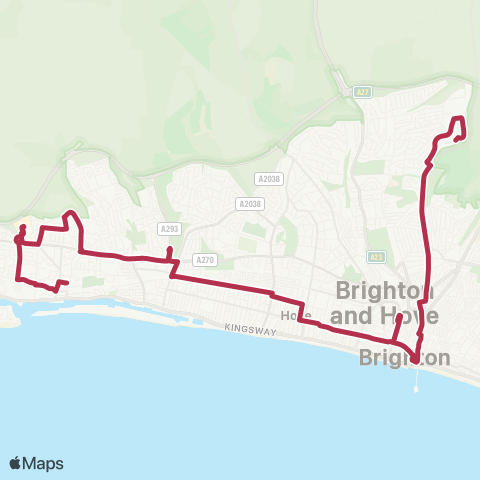 Brighton & Hove Bus and Coach Company  map
