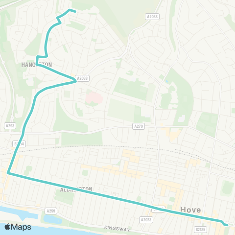 Brighton & Hove Bus and Coach Company  map