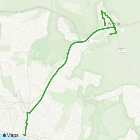 Brighton & Hove Bus and Coach Company  map