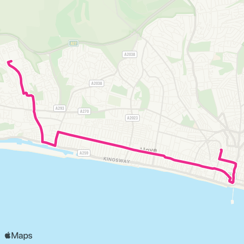 Brighton & Hove Bus and Coach Company  map