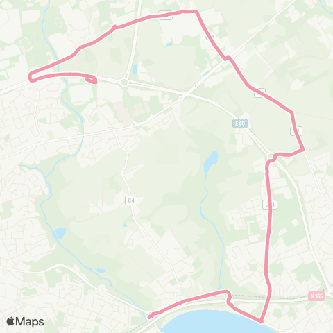 Bibus TAD Porte de Guipavas - Guipavas Palaren map