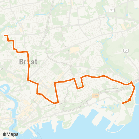 Bibus Afpa - Océanopolis map