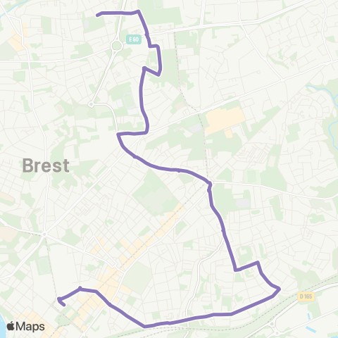Bibus Scolaires Liberté - Pen Ar C'Hleuz map