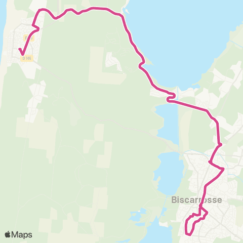 Biscabus Biscabus Zone industrielle - Gare rout. - Plage map