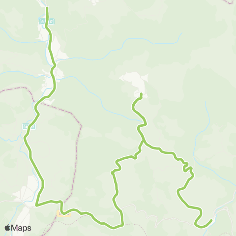 Bizkaibus Trucios Turtzioz-Artzentales map