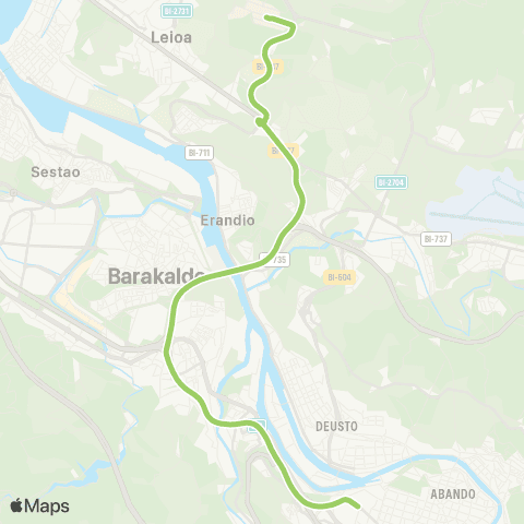 Bizkaibus Termibus-Upv / Ehu (Autopista) map