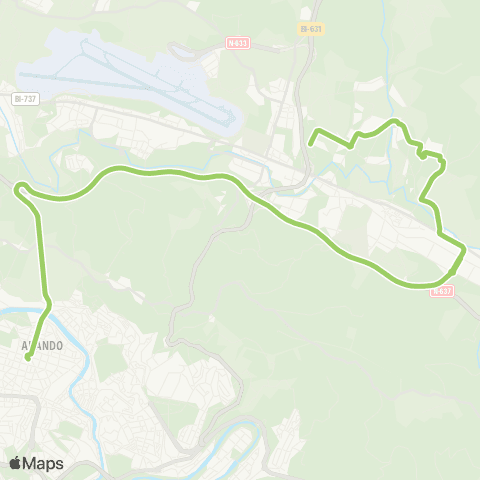 Bizkaibus Bilbao-Teknologia Parkea (Artxandako Tunelak) map